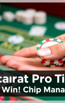 百家樂高手密技揭秘：如何利用籌碼管理贏取勝利