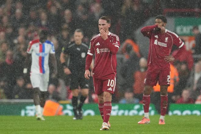 利物浦慘遭水晶宮三連殺：紙糊防線崩潰、近七戰六敗陷入危機