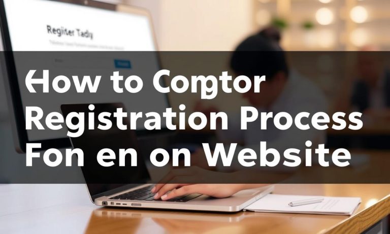 如何在網站上完成註冊流程