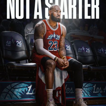 老詹全明星神話中斷？西部第9無緣首發　21年紀錄正式畫上句號