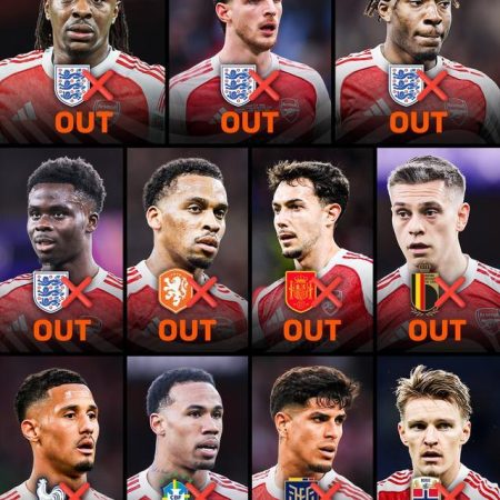 阿森納11將集體傷退國家隊：FIFA病毒抑或塔子哥下大棋？